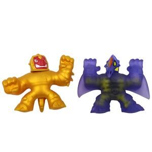 Heroes of Goo Jit Zu Galaxy Attack Lot Sun Fire Blazagon & Dark Matter Terrack